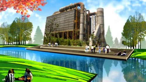 污染大户转型成公园 宝山后工业景观示范园获 中国人居环境奖