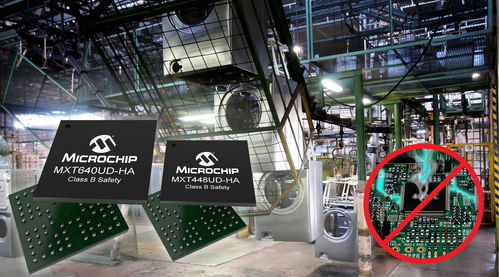 Microchip推出面向家用电器市场的电容式触摸屏控制器系列产品，适应恶劣和嘈杂环境